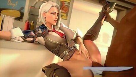 Slutty 3d Ashe With Perfect Pussy Gets Rough Fucks