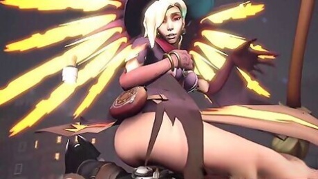 Overwatch Mercy With Gorgeous Body Collection Of 3d Fuc