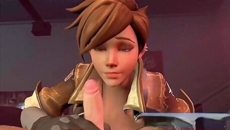 Overwatch 3d Tracer With Petite Pussy Gets Hard Fucks