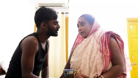 GRANDMOTHER AND GRANDSON HARDCORE CHUDAI KA MASTI, BENGALI FUN TALKING AND CLEAR AUDIO