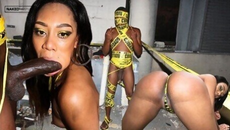 Beautiful Jayla Foxx's best ebony blowjob dirt