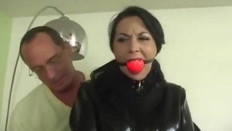 Gina Gagged In A Straitjacket